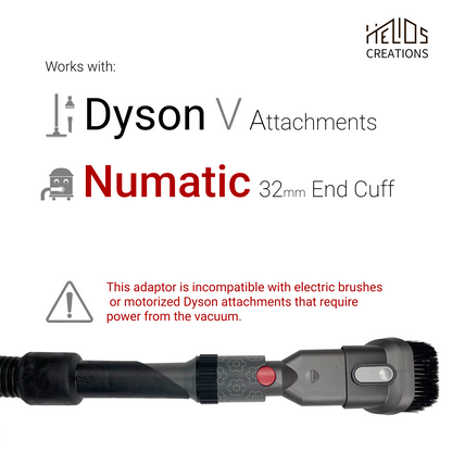 Adaptor compatibility Numatic to Dyson